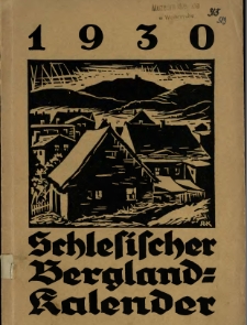 Schlesischer Bergland-Kalender 1930