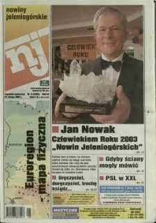 Nowiny Jeleniogórskie : tygodnik społeczny, R. 47, 2004, nr 8 (2384)