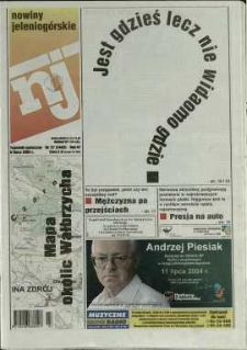 Nowiny Jeleniogórskie : tygodnik społeczny, R. 47, 2004, nr 27 (2403)
