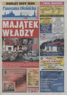 Panorama Oleśnicka: tygodnik Ziemi Oleśnickiej, 2003, nr 37 (805)