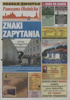 Panorama Oleśnicka: tygodnik Ziemi Oleśnickiej, 2003, nr 42 (810)
