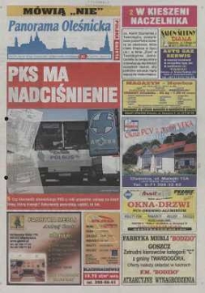 Panorama Oleśnicka: tygodnik Ziemi Oleśnickiej, 2003, nr 43 (811)