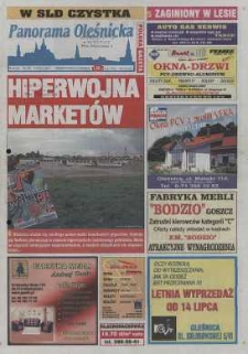 Panorama Oleśnicka: tygodnik Ziemi Oleśnickiej, 2003, nr 55 (823)