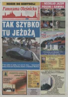 Panorama Oleśnicka: tygodnik Ziemi Oleśnickiej, 2003, nr 58 (826)