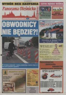 Panorama Oleśnicka: tygodnik Ziemi Oleśnickiej, 2003, nr 78 (846)