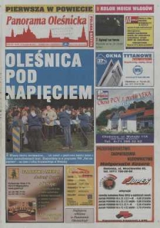 Panorama Oleśnicka: tygodnik Ziemi Oleśnickiej, 2003, nr 82 (850)