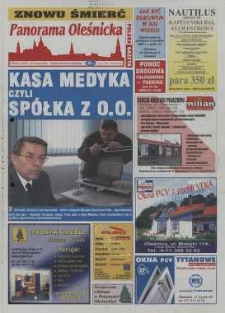 Panorama Oleśnicka: tygodnik Ziemi Oleśnickiej, 2003, nr 99 (867)