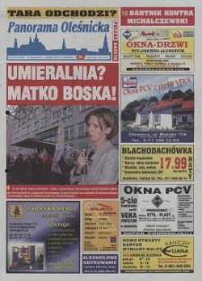 Panorama Oleśnicka: tygodnik Ziemi Oleśnickiej, 2003, nr 100 (868)