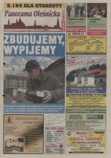 Panorama Oleśnicka: tygodnik Ziemi Oleśnickiej, 2003, nr 103 (871)