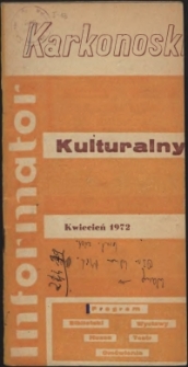 Karkonoski Informator Kulturalny, kwiecień 1972