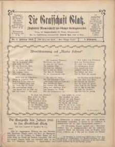 Die Grafschaft Glatz : Illustrierte Monatschrift des Glatzer Gebirgsvereins, Jr. 5, 1910, nr 2