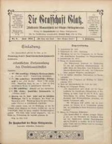 Die Grafschaft Glatz : Illustrierte Monatschrift des Glatzer Gebirgsvereins, Jr. 5, 1910, nr 6