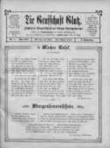 Die Grafschaft Glatz : Illustrierte Monatschrift des Glatzer Gebirgsvereins, Jr. 6, 1911, nr 5