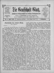 Die Grafschaft Glatz : Illustrierte Monatschrift des Glatzer Gebirgsvereins, Jr. 7, 1912, nr 4