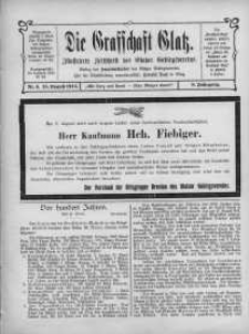 Die Grafschaft Glatz : Illustrierte Monatschrift des Glatzer Gebirgsvereins, Jr. 8, 1913, nr 6