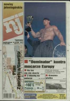 Nowiny Jeleniog&oacute;rskie : tygodnik społeczny, R. 47, 2004, nr 30 (2406)