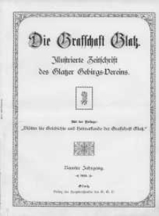 Die Grafschaft Glatz : Illustrierte Monatschrift des Glatzer Gebirgsvereins, Jr. 9, 1914, nr 1