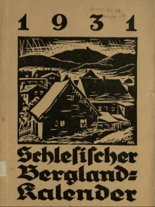Schlesischer Bergland-Kalender 1931
