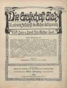 Die Grafschaft Glatz : Illustrierte Zeitschrift des Glatzer Gebirgsvereins, Jr. 11, 1916, nr 1/2