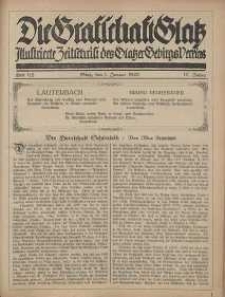 Die Grafschaft Glatz : Illustrierte Zeitschrift des Glatzer Gebirgsvereins, Jr. 17, 1922, nr 1/2