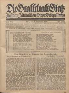 Die Grafschaft Glatz : Illustrierte Zeitschrift des Glatzer Gebirgsvereins, Jr. 21, 1926, nr 9/10