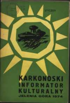 Karkonoski Informator Kulturalny, 1974, nr 1 (83)