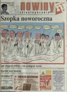 Nowiny Jeleniogórskie : tygodnik społeczny, R.50, 2007, nr 1 (2483)