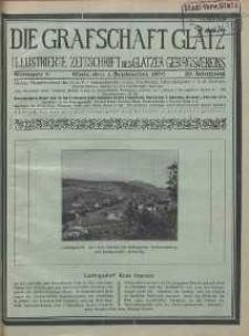 Die Grafschaft Glatz : Illustrierte Zeitschrift des Glatzer Gebirgsvereins, Jr. 25, 1930, nr 5