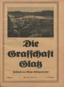 Die Grafschaft Glatz : Illustrierte Zeitschrift des Glatzer Gebirgsvereins, Jr. 29, 1934, nr 4