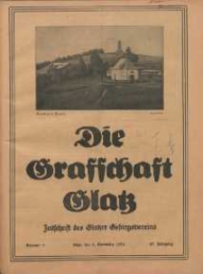 Die Grafschaft Glatz : Illustrierte Zeitschrift des Glatzer Gebirgsvereins, Jr. 29, 1934, nr 5