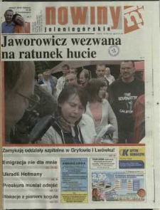 Nowiny Jeleniogórskie : tygodnik społeczny, R.50, 2007, nr 27 (2509)