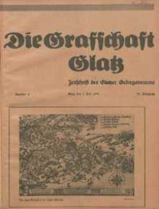 Die Grafschaft Glatz : Illustrierte Zeitschrift des Glatzer Gebirgsvereins, Jr. 30, 1935, nr 4
