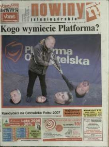 Nowiny Jeleniogórskie : tygodnik społeczny, R.50, 2007, nr 49 (2529)