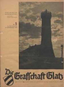 Die Grafschaft Glatz : Illustrierte Zeitschrift des Glatzer Gebirgsvereins, Jr. 34, 1939, nr 5