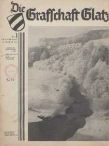Die Grafschaft Glatz : Illustrierte Zeitschrift des Glatzer Gebirgsvereins, Jr. 36, 1941, nr 1