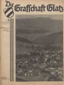 Die Grafschaft Glatz : Illustrierte Zeitschrift des Glatzer Gebirgsvereins, Jr. 36, 1941, nr 5