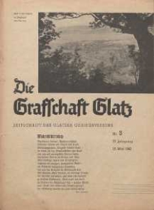 Die Grafschaft Glatz : Illustrierte Zeitschrift des Glatzer Gebirgsvereins, Jr. 37, 1942, nr 3