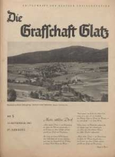 Die Grafschaft Glatz : Illustrierte Zeitschrift des Glatzer Gebirgsvereins, Jr. 37, 1942, nr 5