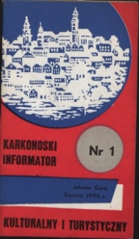 Karkonoski Informator Kulturalny i Turystyczny, 1975, nr 1 (95)