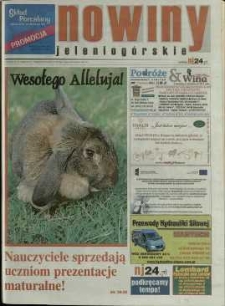 Nowiny Jeleniogórskie : tygodnik społeczny, R.52, 2009, nr 14 (2599)