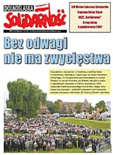 Dolnośląska Solidarność, 2007, nr 9 (265)