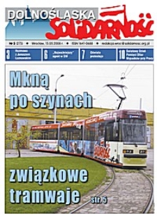Dolnośląska Solidarność, 2008, nr 5 (273)