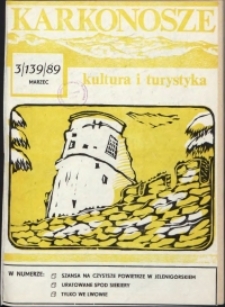 Karkonosze: Kultura i Turystyka, 1989, nr 3 (139)