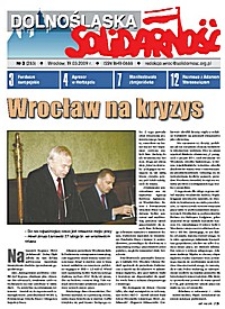 Dolnośląska Solidarność, 2009, nr 3 (283)