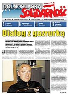 Dolnośląska Solidarność, 2009, nr 4 (284)