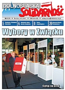 Dolnośląska Solidarność, 2009, nr 11 (291)