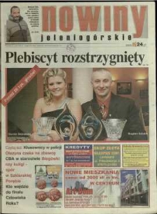 Nowiny Jeleniogórskie : tygodnik społeczny, R. 52, 2010, nr 5 (2641)