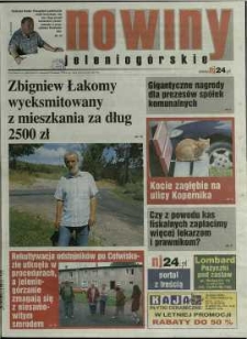 Nowiny Jeleniogórskie : tygodnik społeczny, R. 52, 2010, nr 31 (2667)