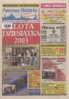Panorama Oleśnicka: tygodnik Ziemi Oleśnickiej, 2004, nr 1 (871)
