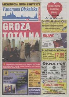 Panorama Oleśnicka: tygodnik Ziemi Oleśnickiej, 2004, nr 3 (873)